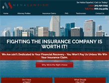 Tablet Screenshot of menalawfirm.com